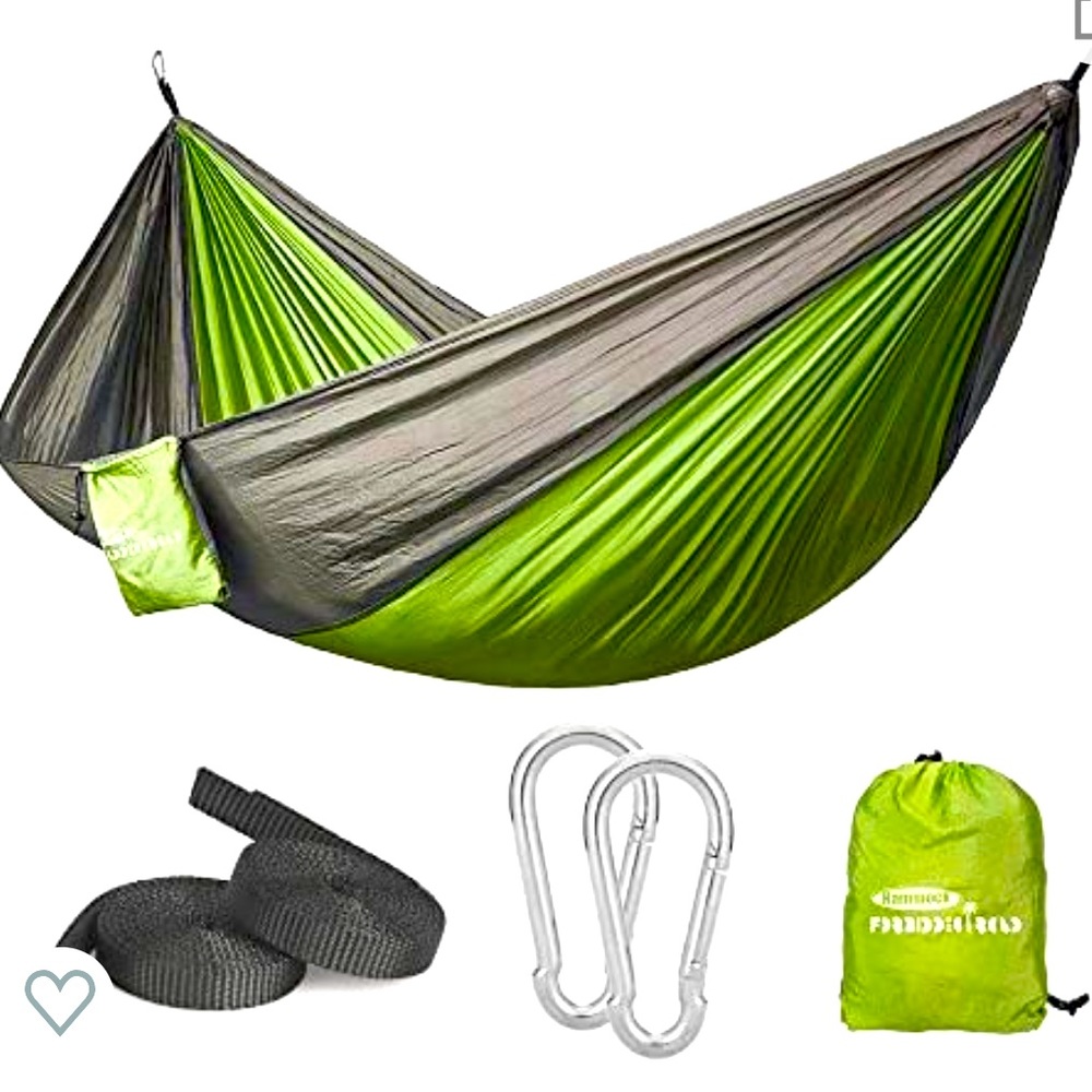 Lightweight parachute hammock